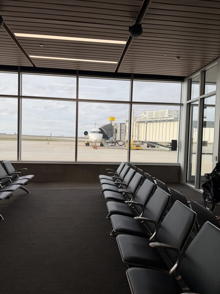 CRJ Parked at MCW